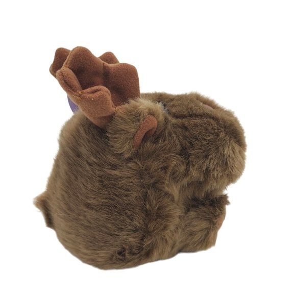Vtg Puffkins Swibco GUS THE MOOSE Plush ANIMAL 1994 w/Tags 5" Woodland Mini Toy - Picture 6 of 9